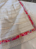 Designer Linen Kurta Set with Cotton Mul Dupatta