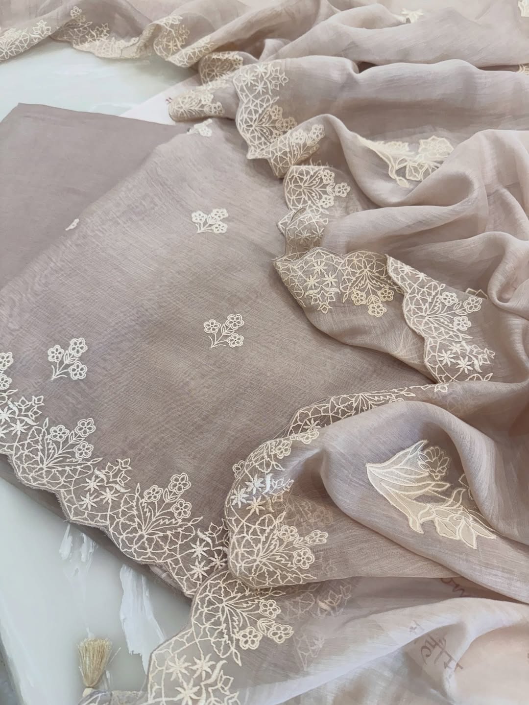 Pure Mulmul chanderi Kurta & Dupatta sets