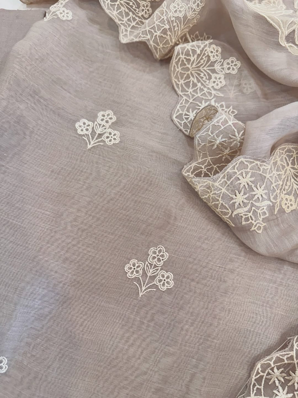 Pure Mulmul chanderi Kurta & Dupatta sets