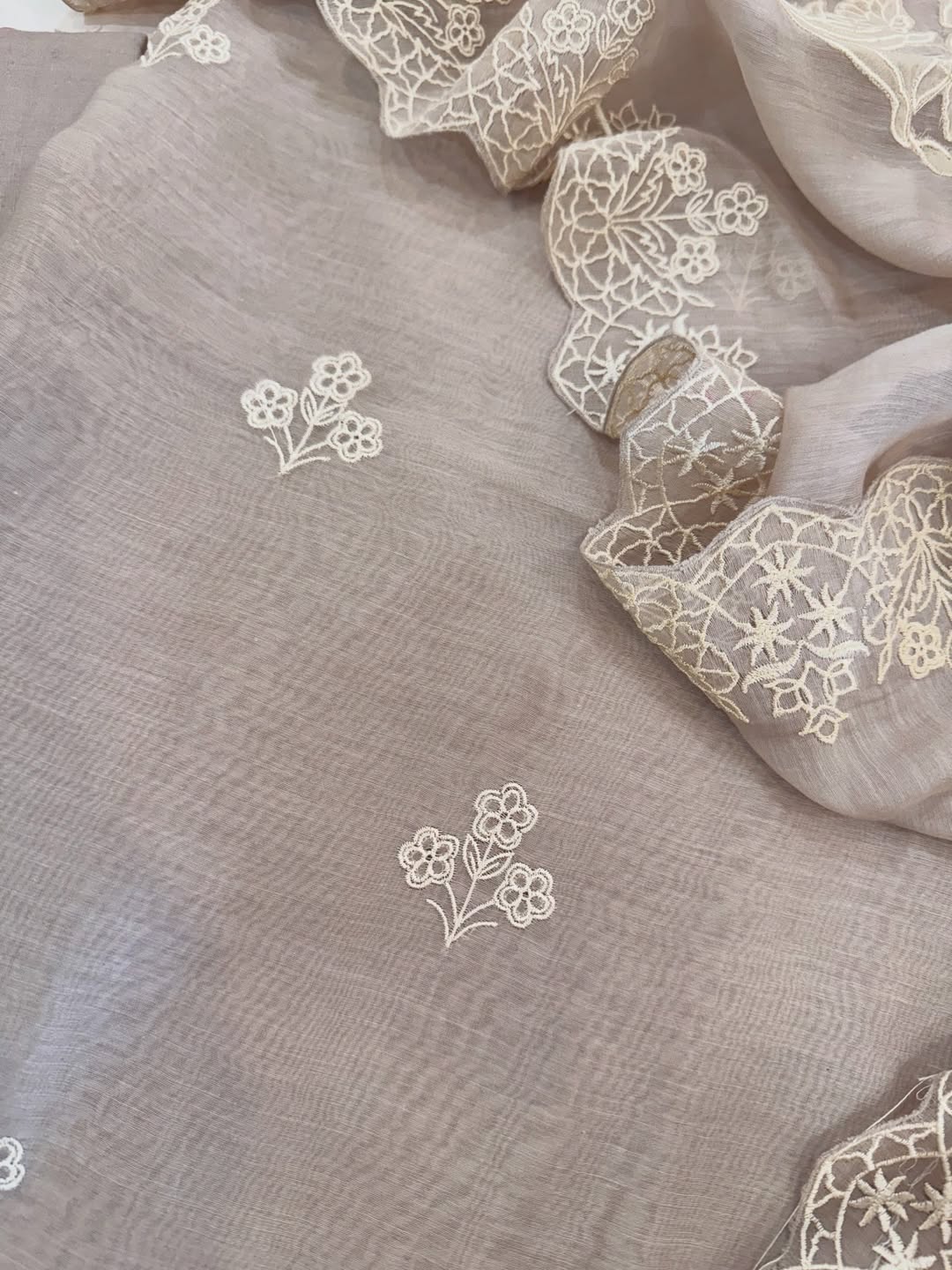 Pure Mulmul chanderi Kurta & Dupatta sets