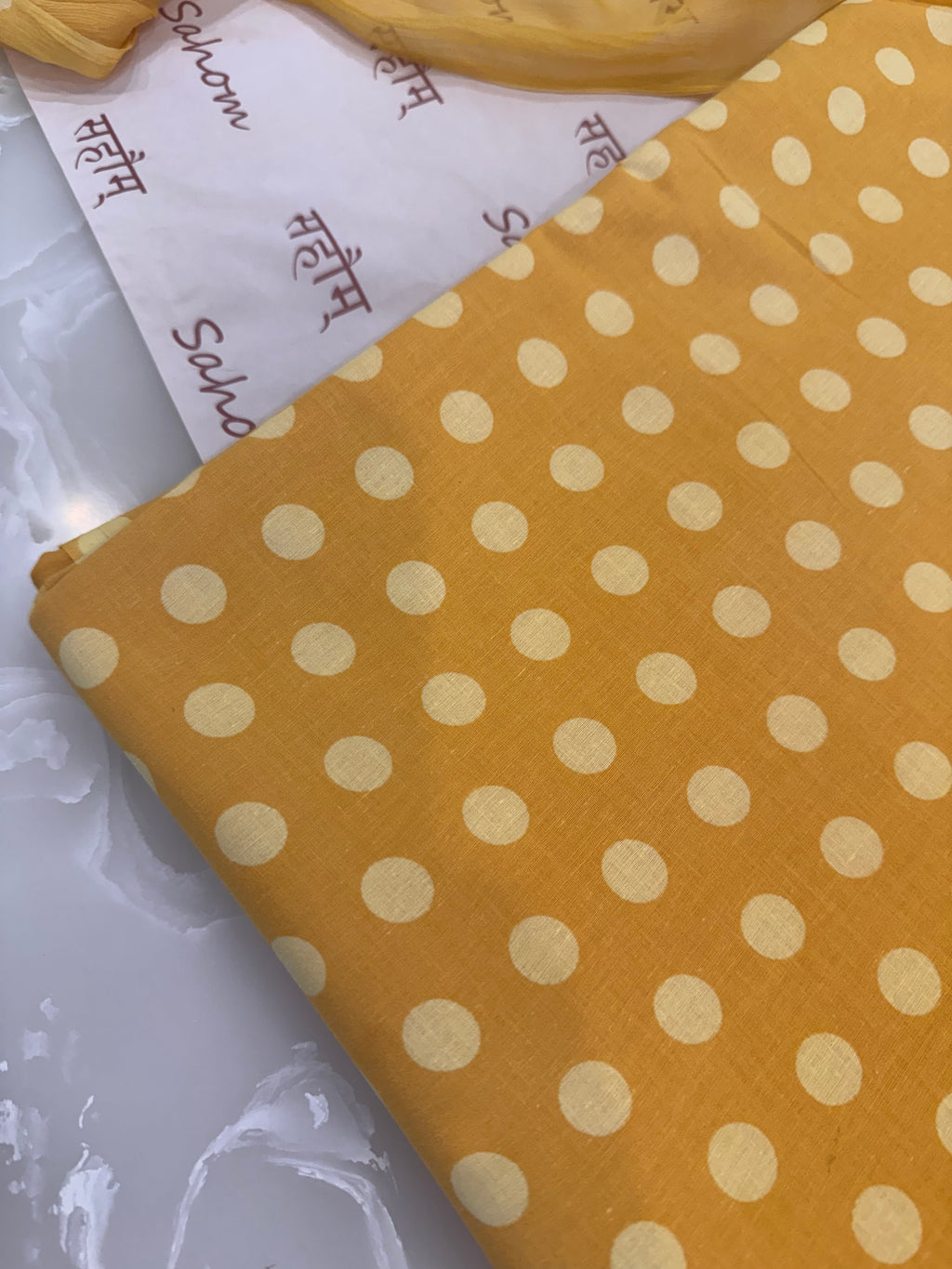 Polka Dots Pure Cotton Suit Set