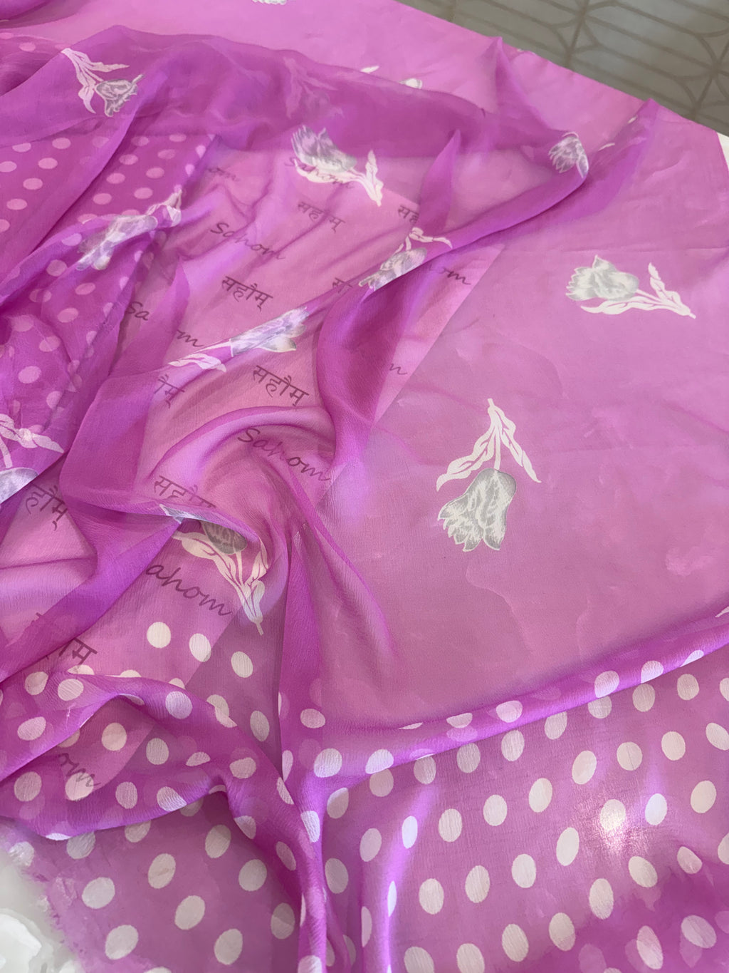 Polka Dots Pure Cotton Suit Set