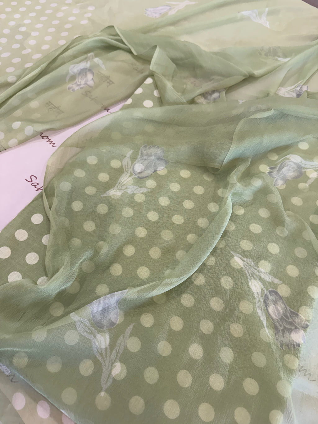 Polka Dots Pure Cotton Suit Set