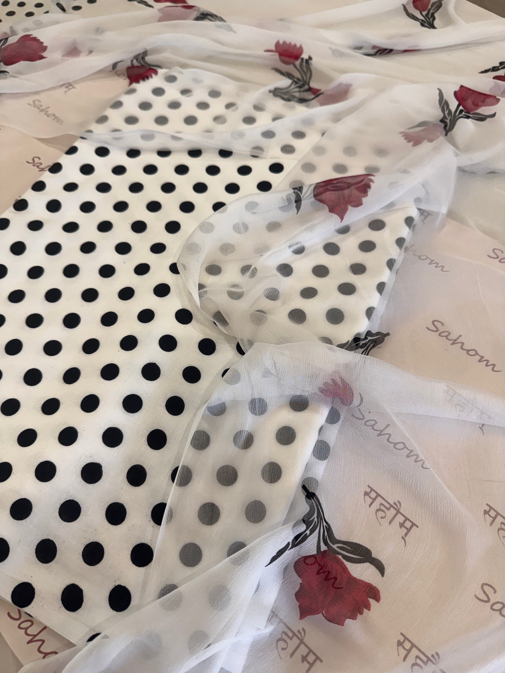 Polka Dots Pure Cotton Suit Set