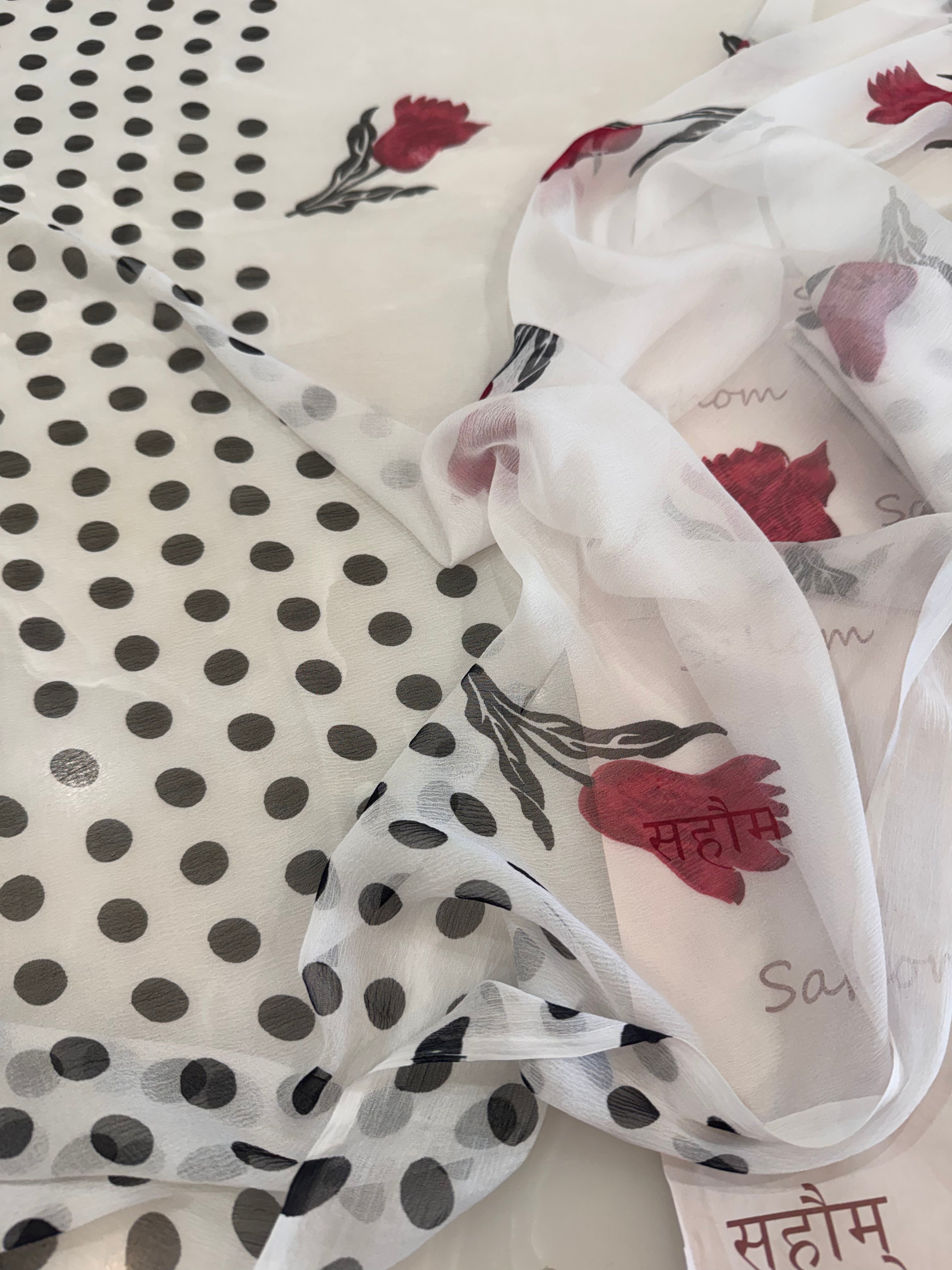 Polka Dots Pure Cotton Suit Set