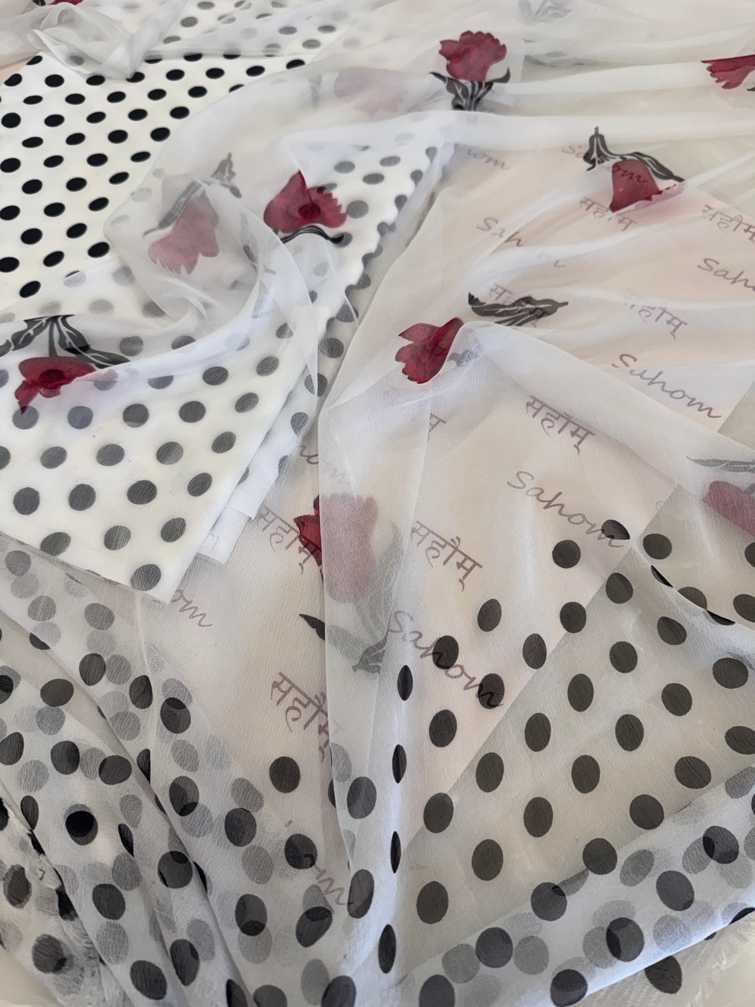 Polka Dots Pure Cotton Suit Set