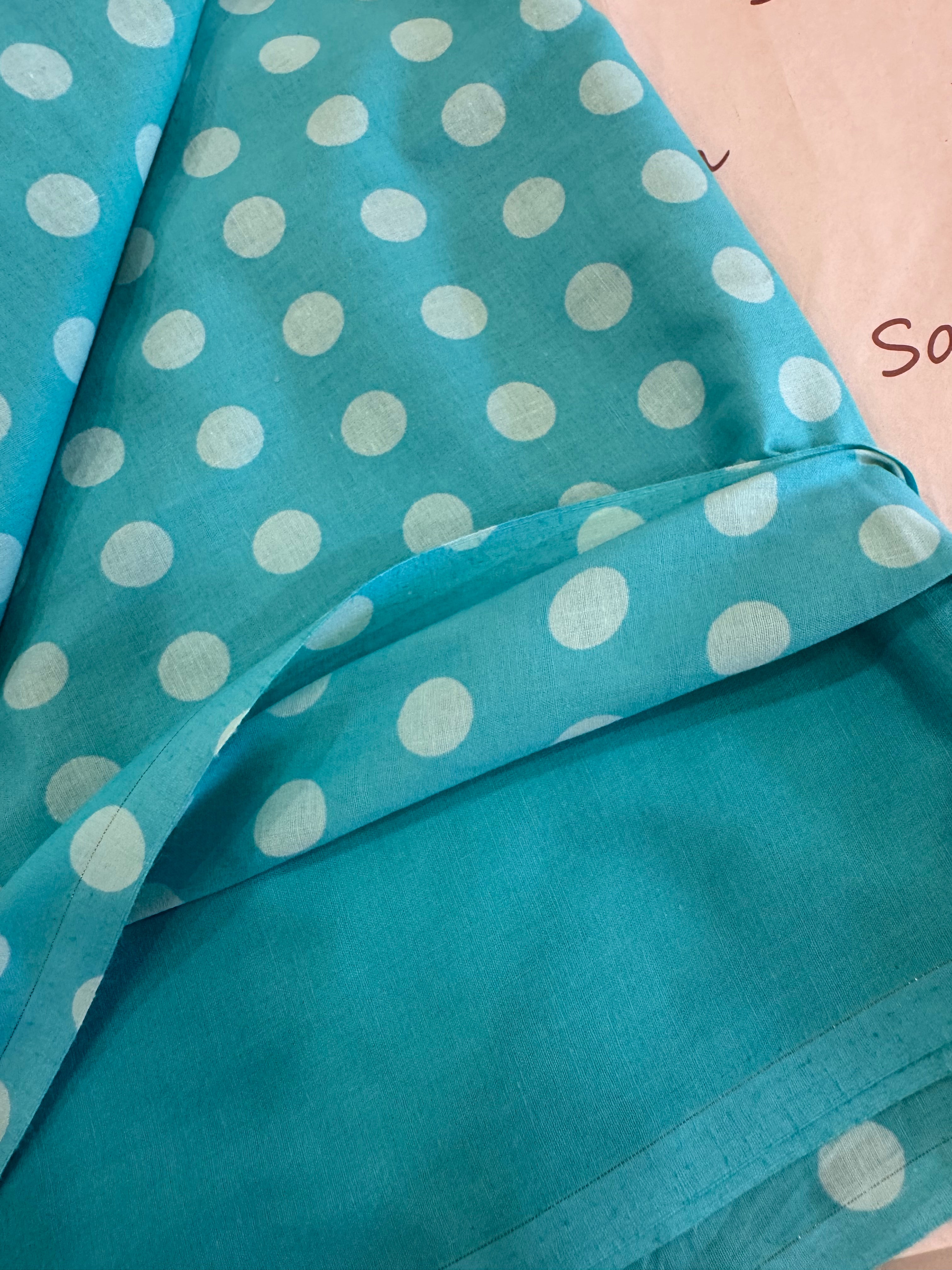 Polka Dots Pure Cotton Suit Set