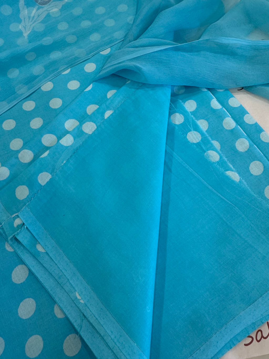 Polka Dots Pure Cotton Suit Set