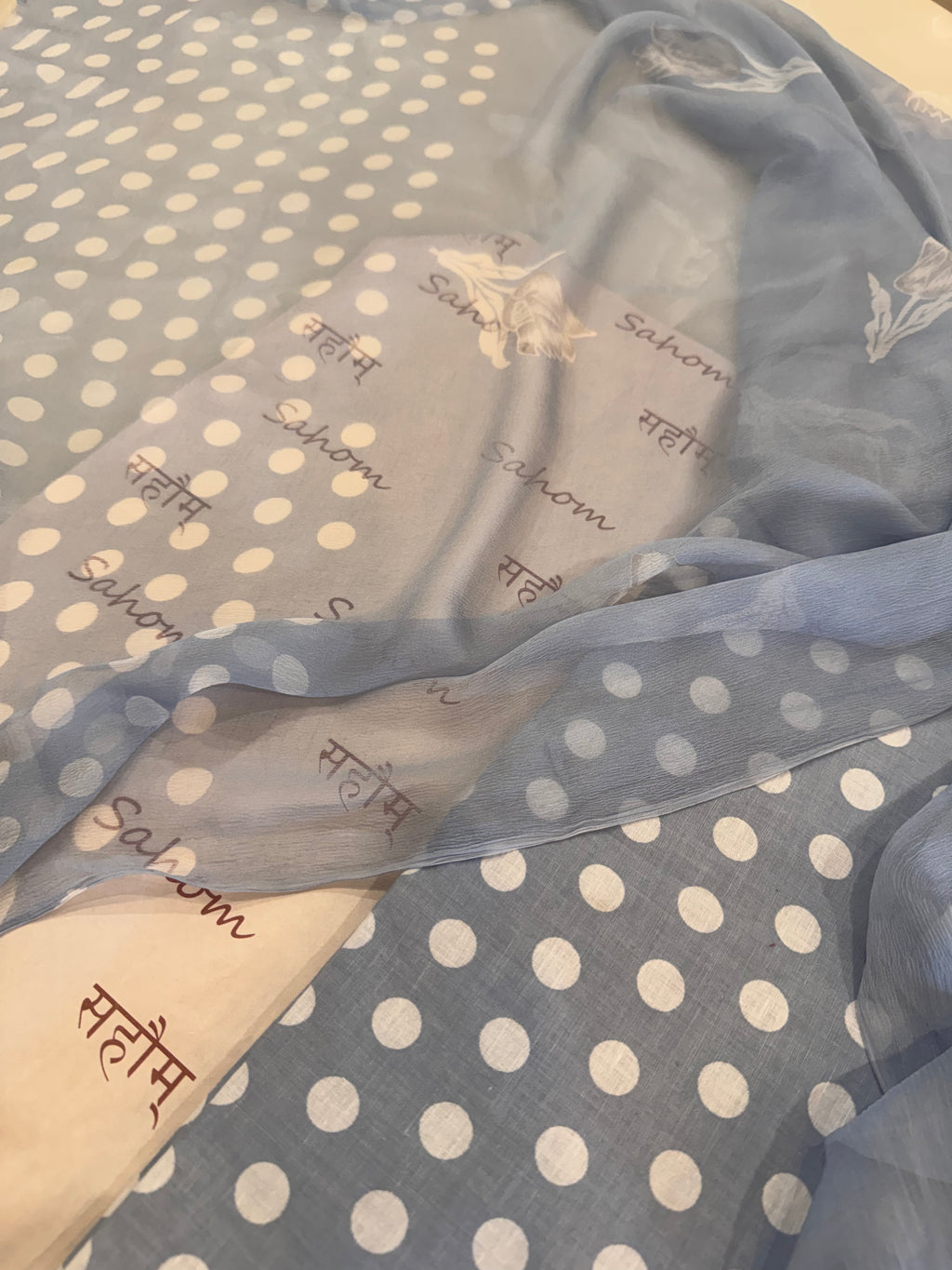 Polka Dots Pure Cotton Suit Set