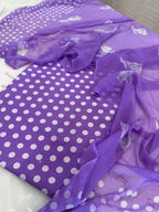 Polka Dots Pure Cotton Suit Set