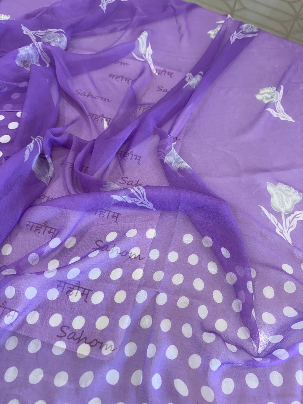 Polka Dots Pure Cotton Suit Set