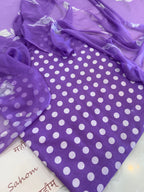 Polka Dots Pure Cotton Suit Set