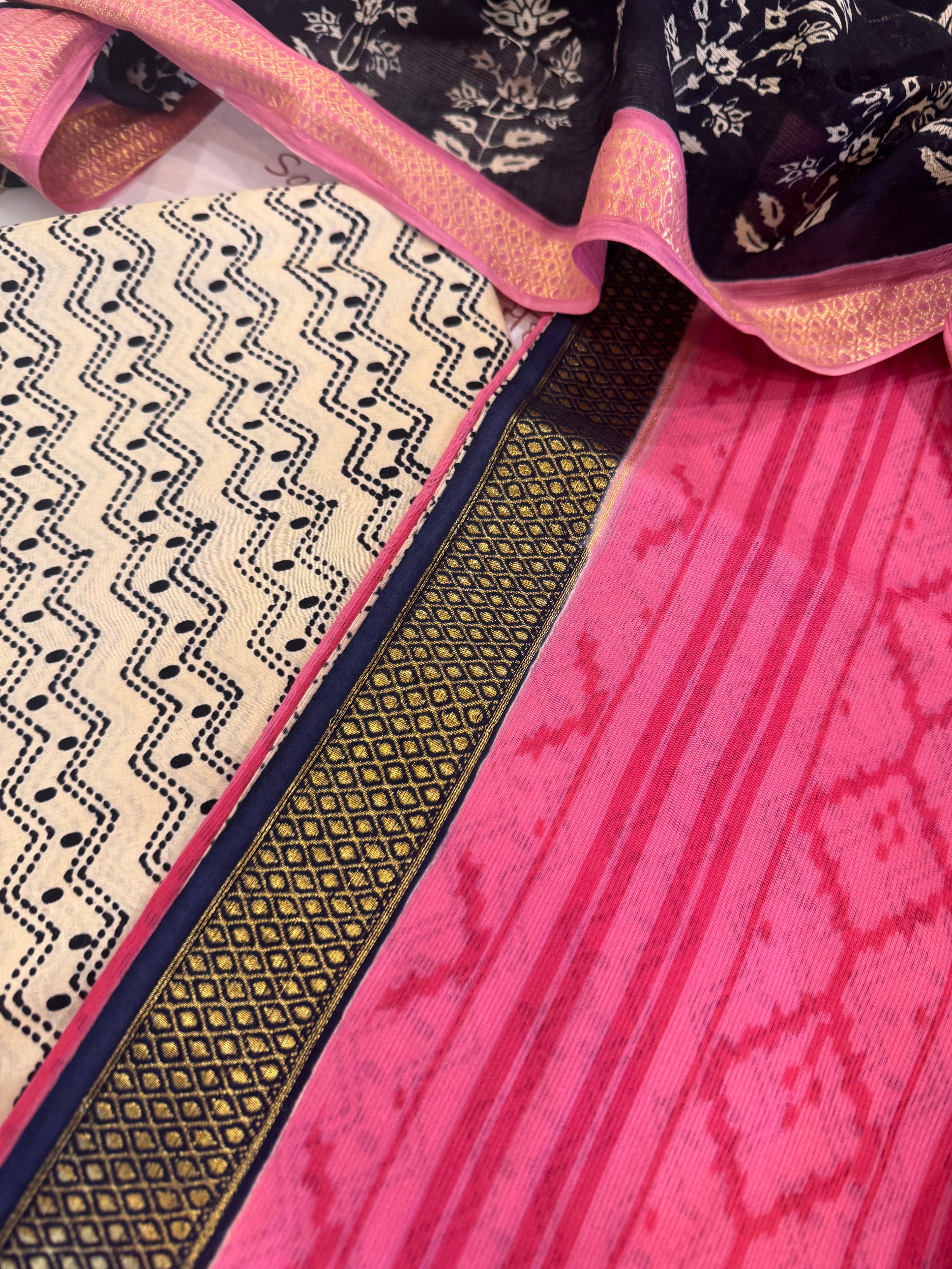 Pure Cotton Mul Collection Suit Set