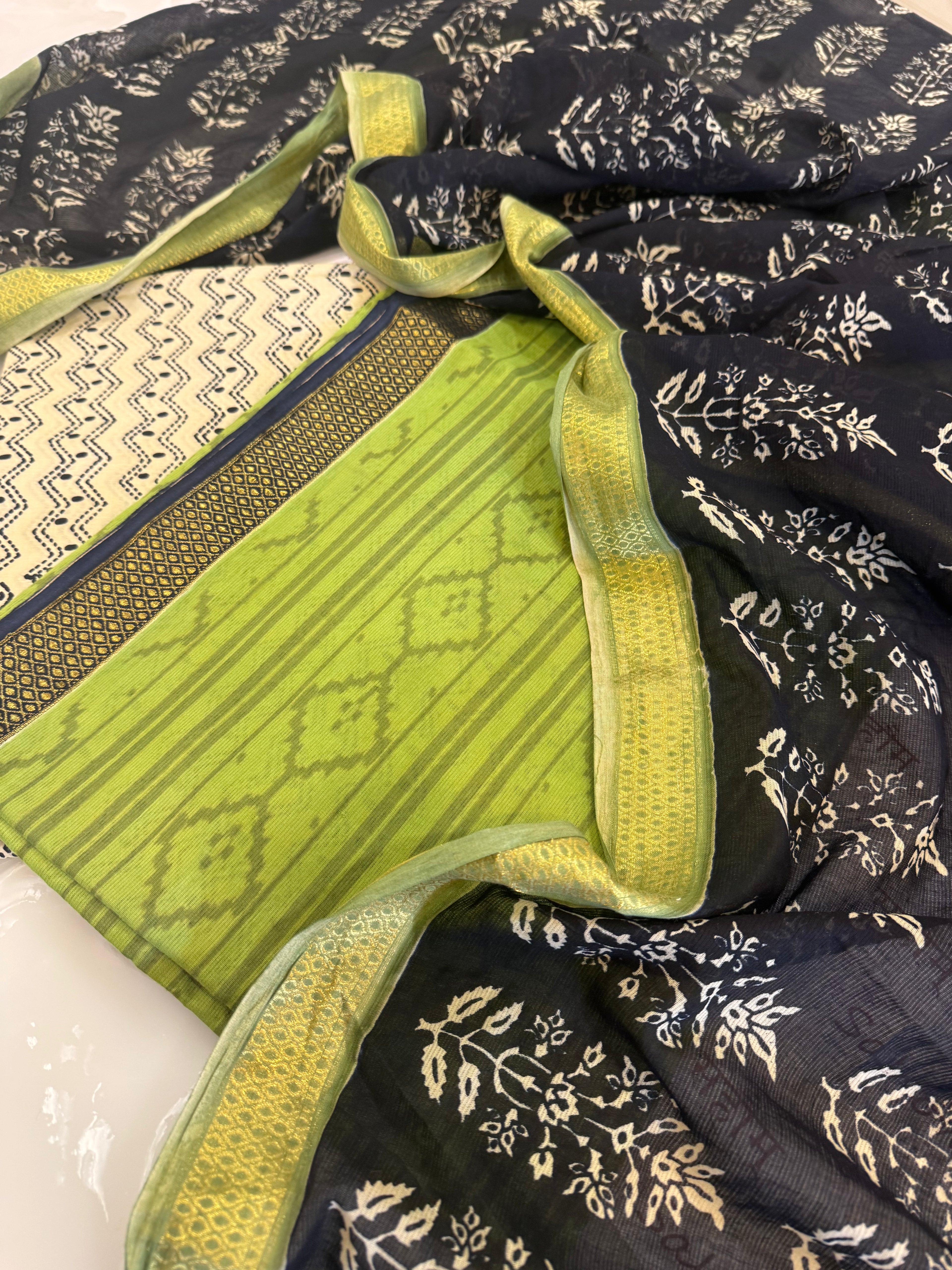 Pure Cotton Mul Collection Suit Set