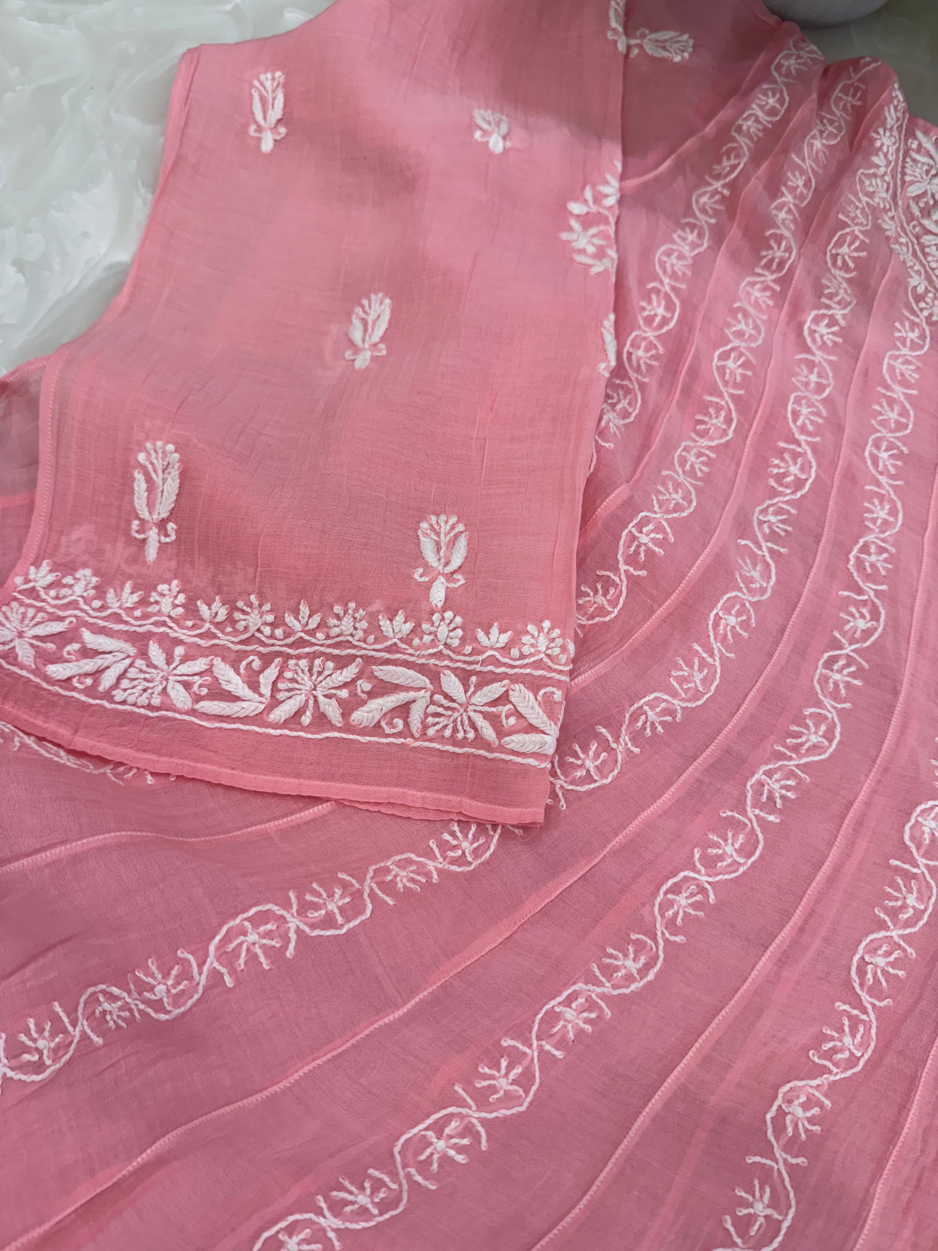 Pure Chanderi Kalidar Co-ord Set