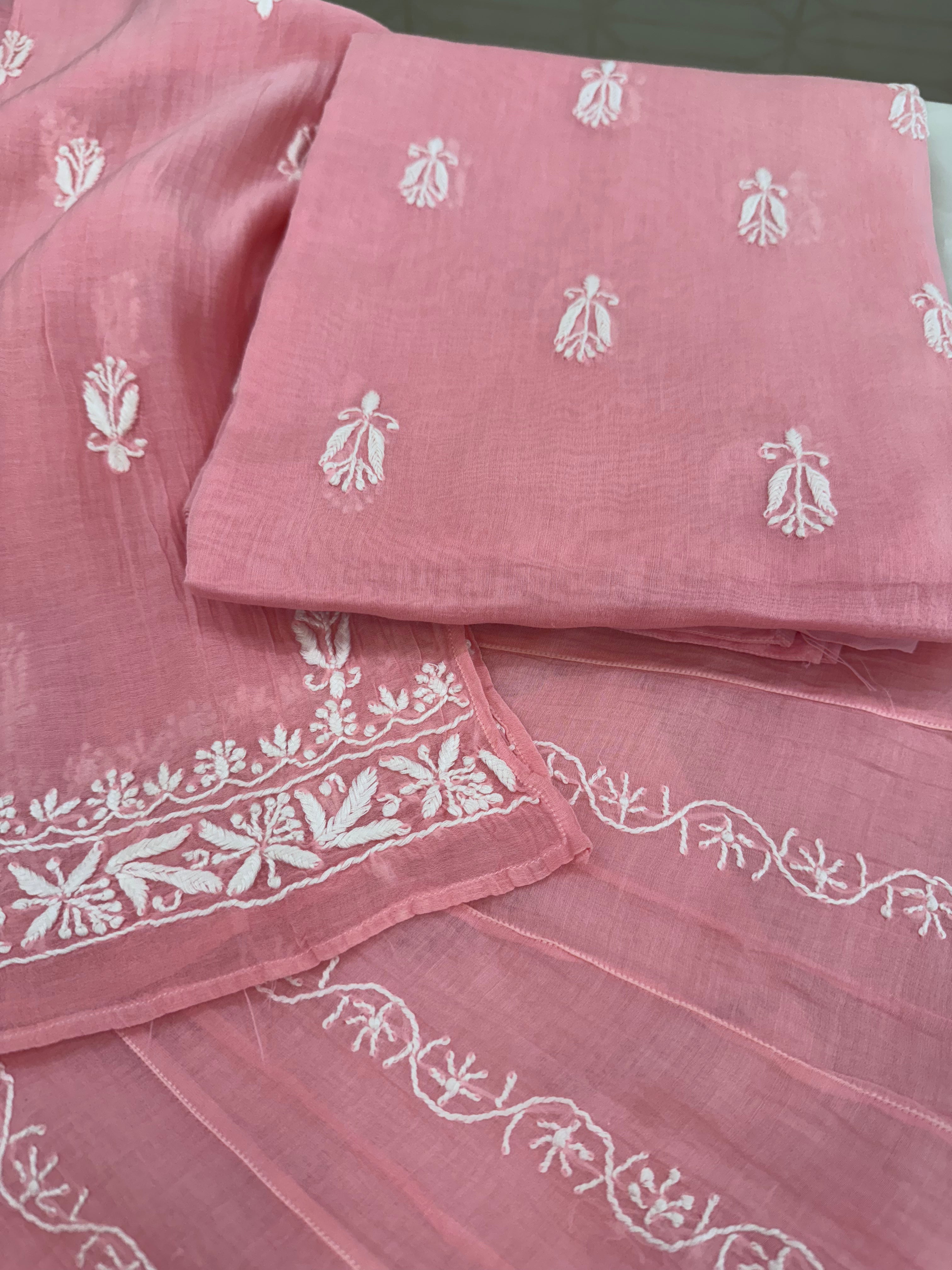 Pure Chanderi Kalidar Co-ord Set