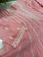 Pure Chanderi Kalidar Co-ord Set