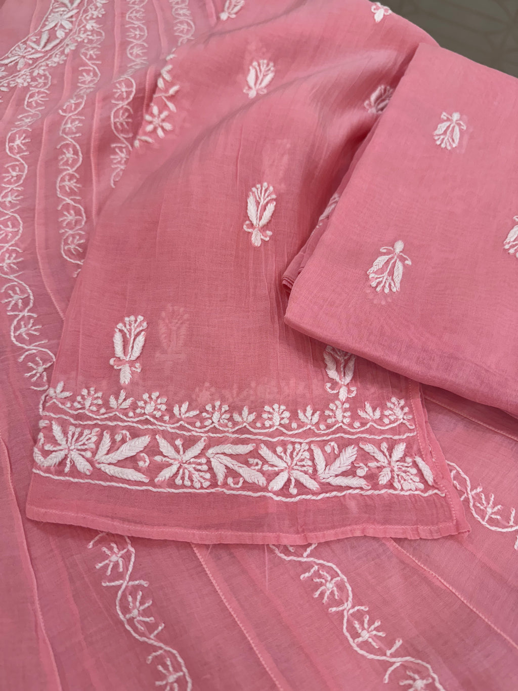 Pure Chanderi Kalidar Co-ord Set