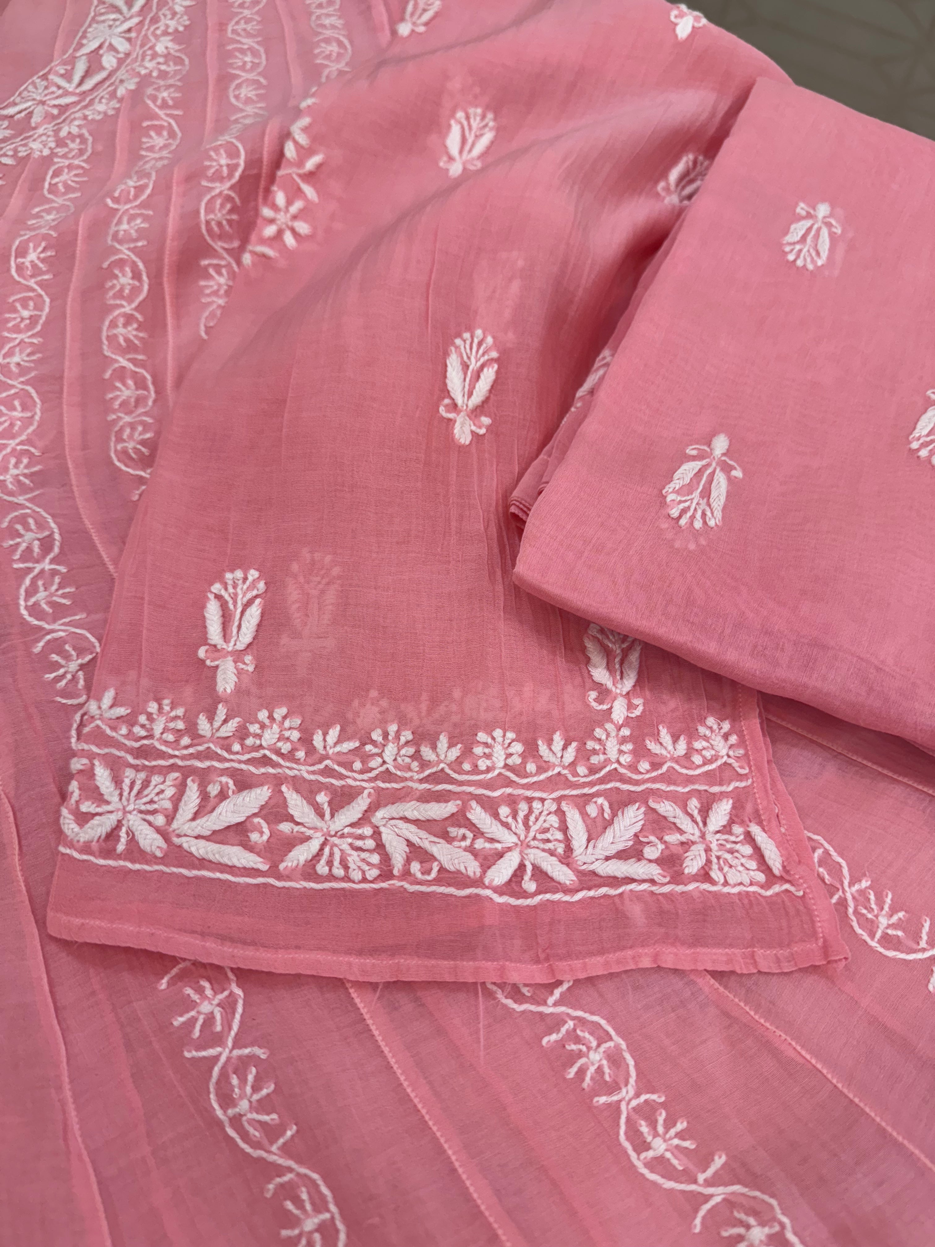 Pure Chanderi Kalidar Co-ord Set