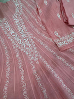 Pure Chanderi Kalidar Co-ord Set