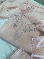 Pure Mul Chanderi Embroidered Kurta Dupatta Set