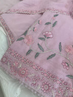 Pure Mul Chanderi Embroidered Kurta Dupatta Set