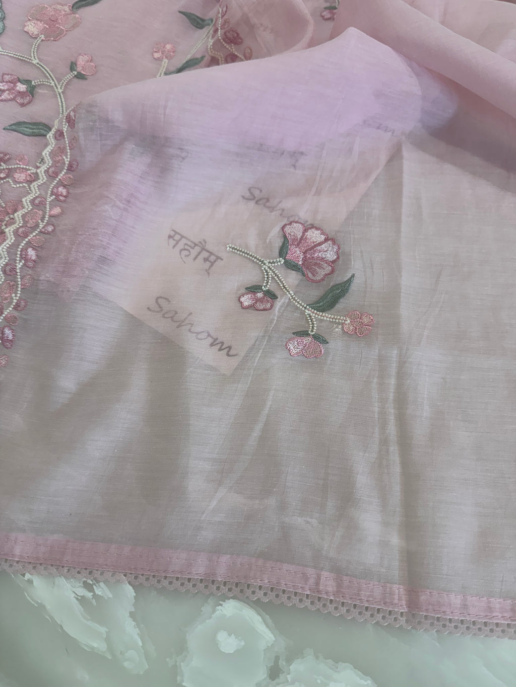 Pure Mul Chanderi Embroidered Kurta Dupatta Set