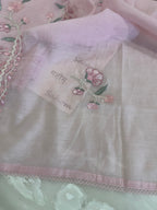 Pure Mul Chanderi Embroidered Kurta Dupatta Set