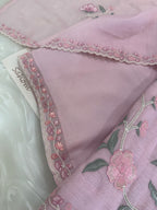 Pure Mul Chanderi Embroidered Kurta Dupatta Set