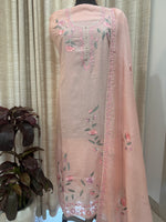 Pure Mul Chanderi Embroidered Kurta Dupatta Set