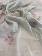 Pure Mul Chanderi Embroidered Kurta Dupatta Set