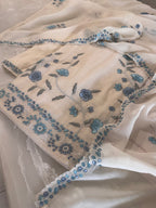 Pure Mul Chanderi Embroidered Kurta Dupatta Set