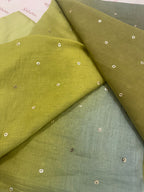 Ombre Dyed Mukaish Work Two-Piece Kurta Set