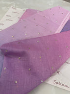 Ombre Dyed Mukaish Work Two-Piece Kurta Set