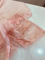 Pure Mul Chanderi Embroidered Kurta Set with Mul Chanderi Dupatta