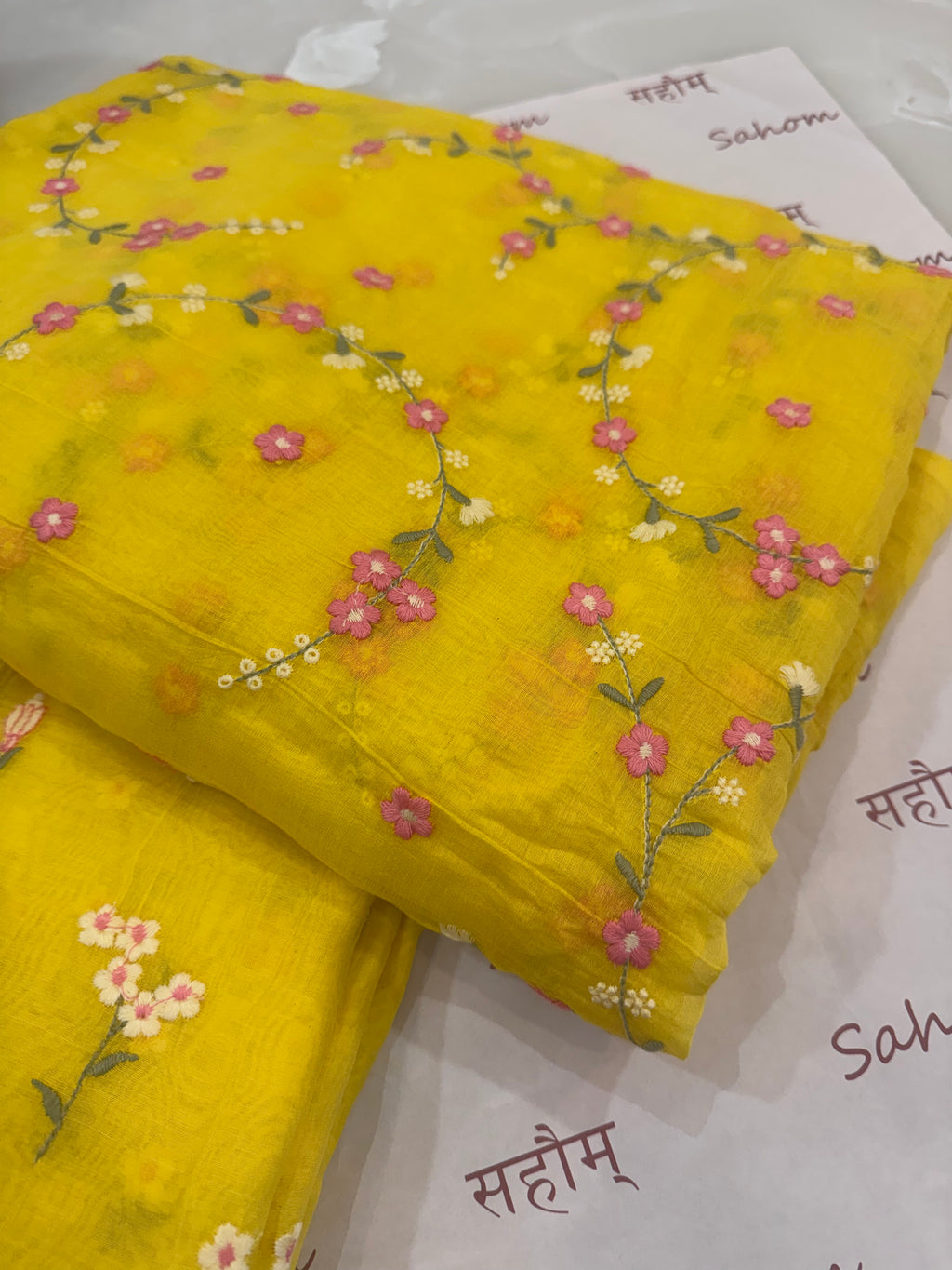 Mul Cotton Chanderi Summer Co-ord Set