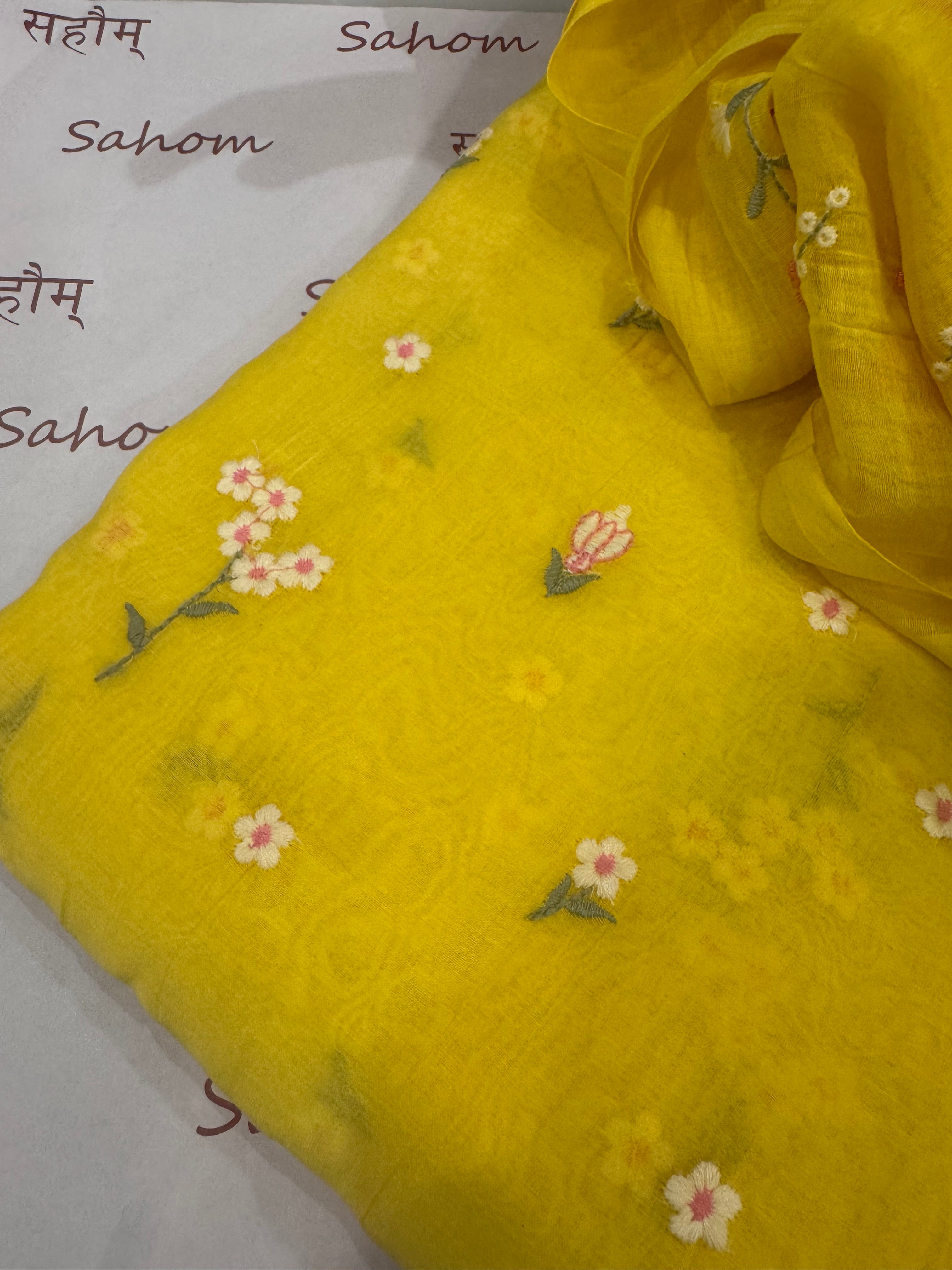 Mul Cotton Chanderi Summer Co-ord Set