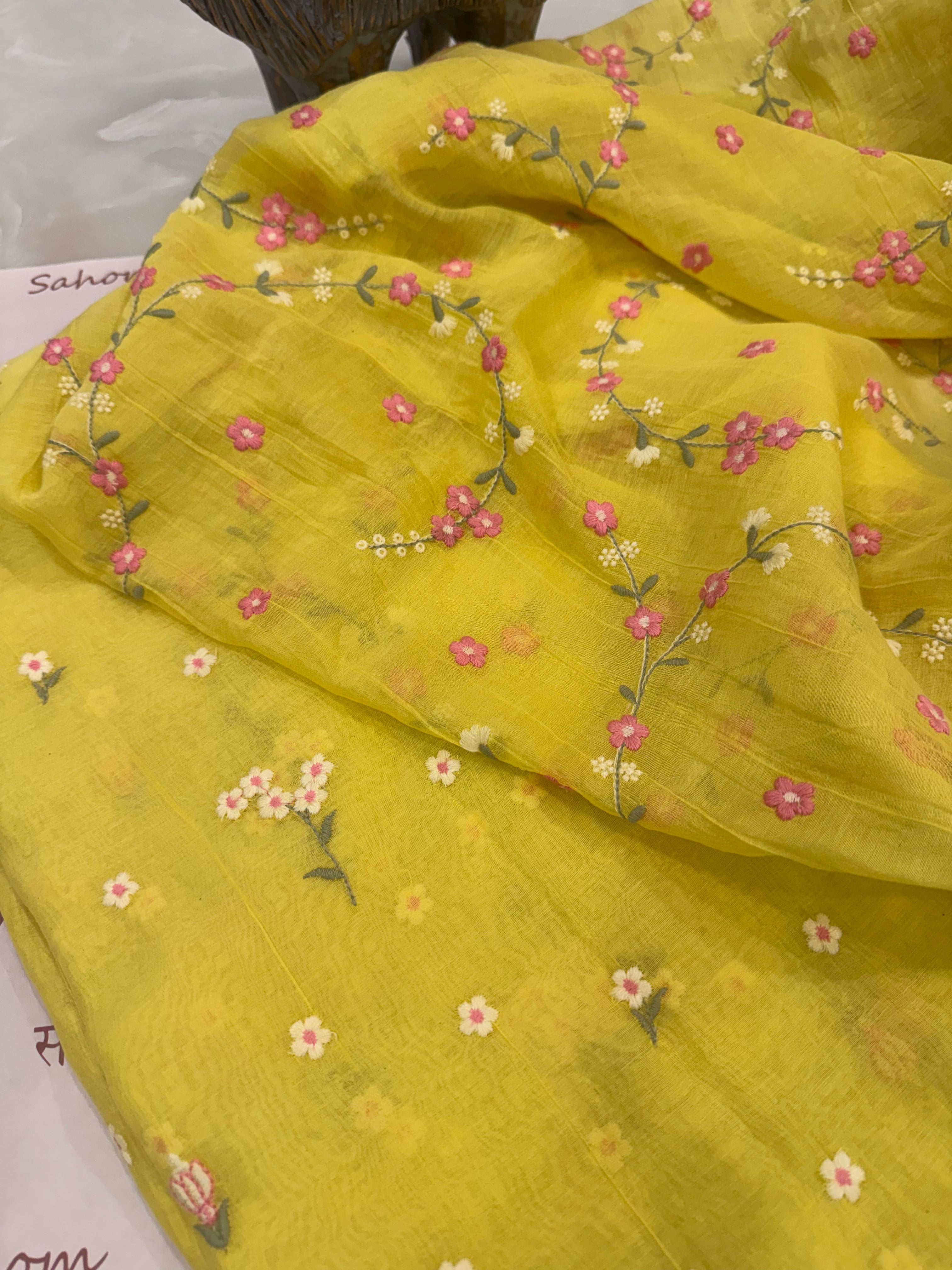 Mul Cotton Chanderi Summer Co-ord Set