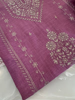 Pure Mul Chanderi Aari & Tilla Work Kurta Dupatta Set