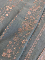 Pure Mul Chanderi Aari & Tilla Work Kurta Dupatta Set