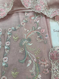 Pure Mul Chanderi Kurta Set with Embroidered Dupatta & Embroidered Lower