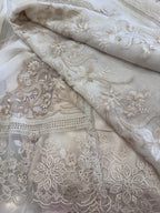 Pure Mul Chanderi Embroidered Kurta Set with Mul Chanderi Dupatta