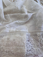 Pure Mul Chanderi Embroidered Kurta Set with Mul Chanderi Dupatta