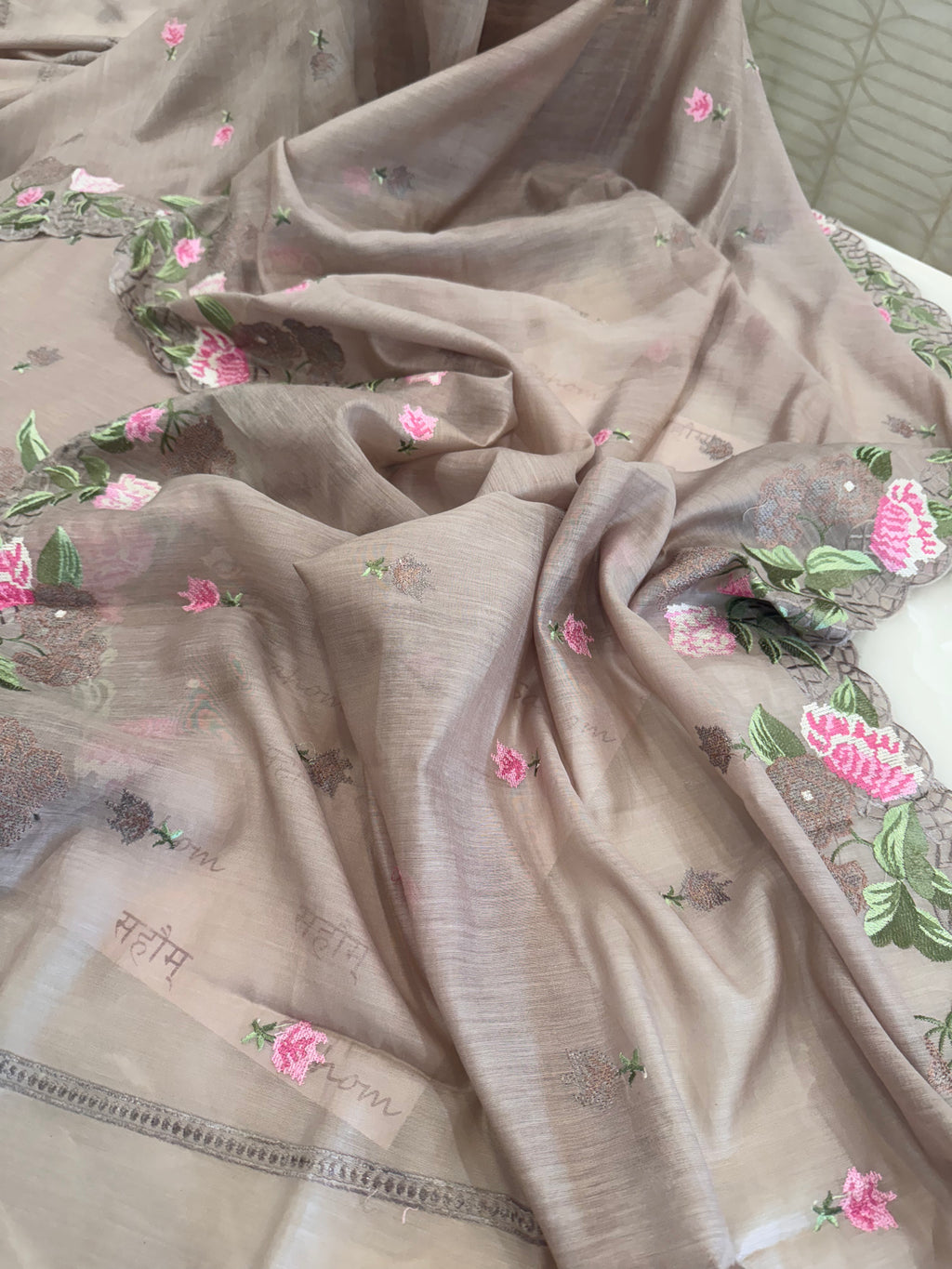 Cotton Mul Chanderi Suit Set