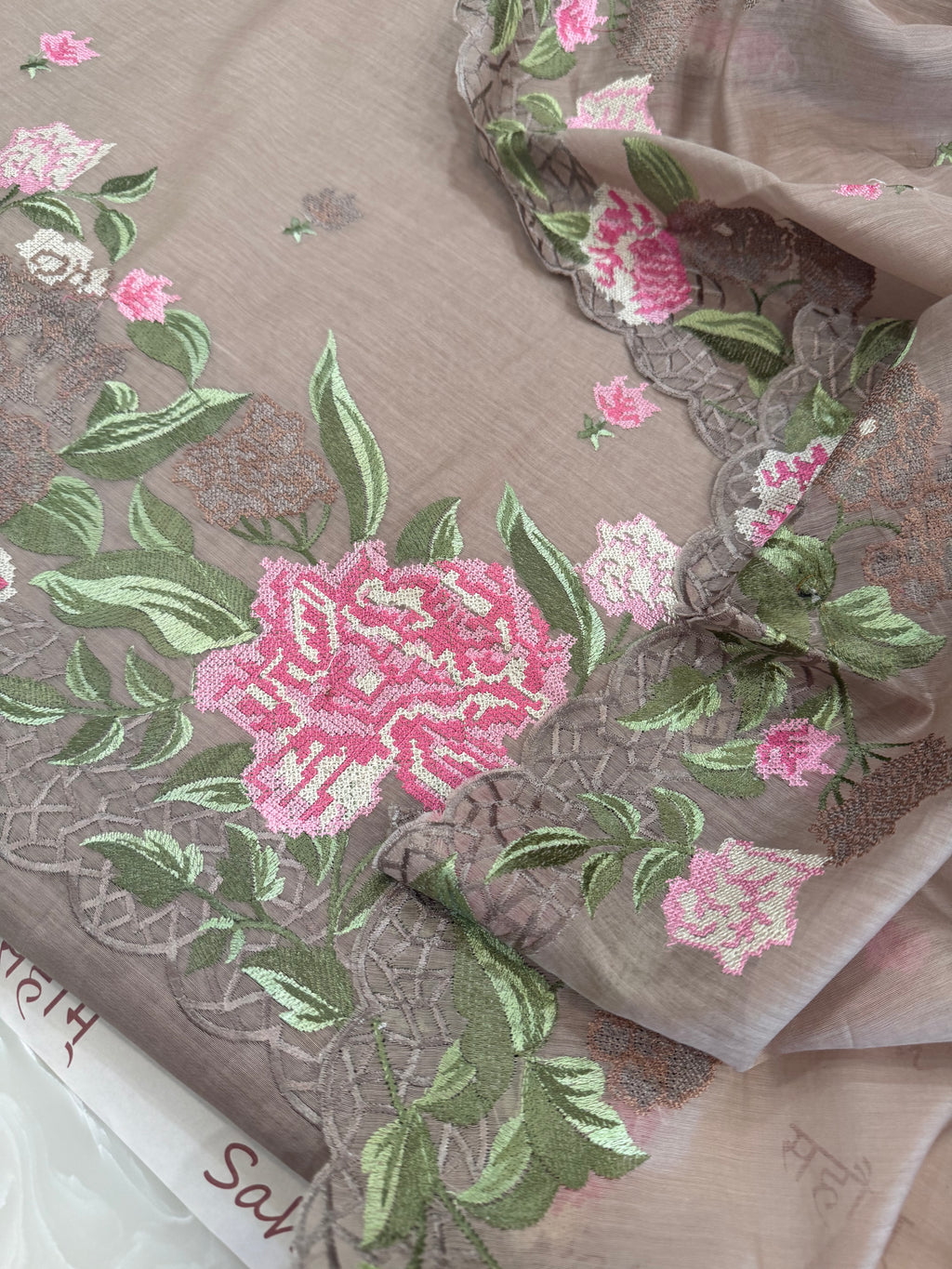 Cotton Mul Chanderi Suit Set
