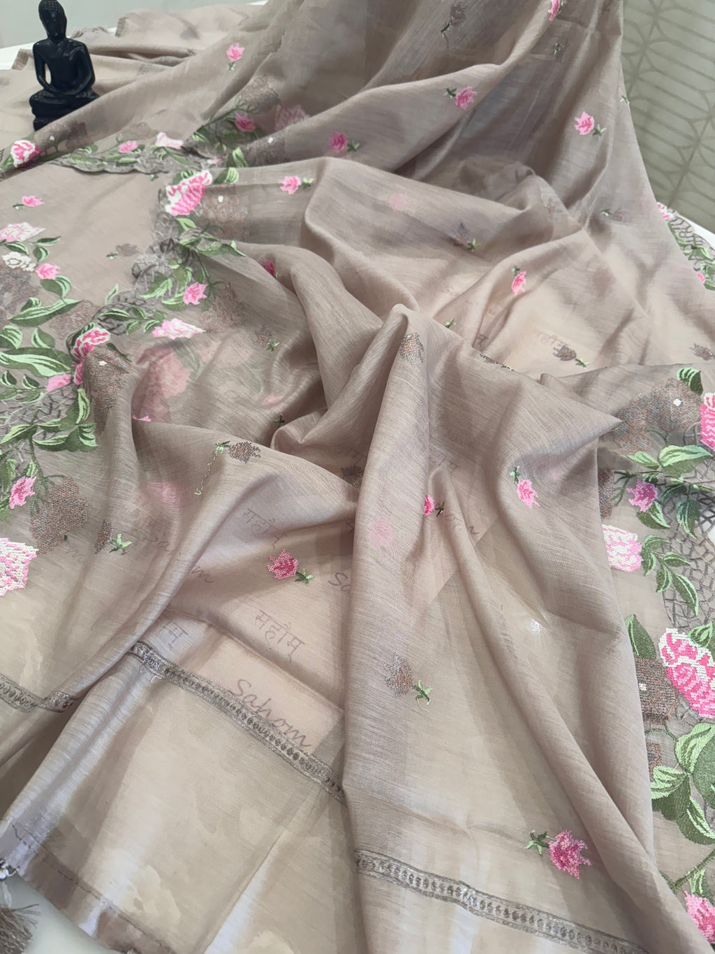 Cotton Mul Chanderi Suit Set
