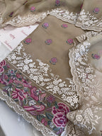 Pure Silk Organza Formal Suit Set