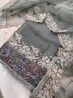 Pure Silk Organza Formal Suit Set
