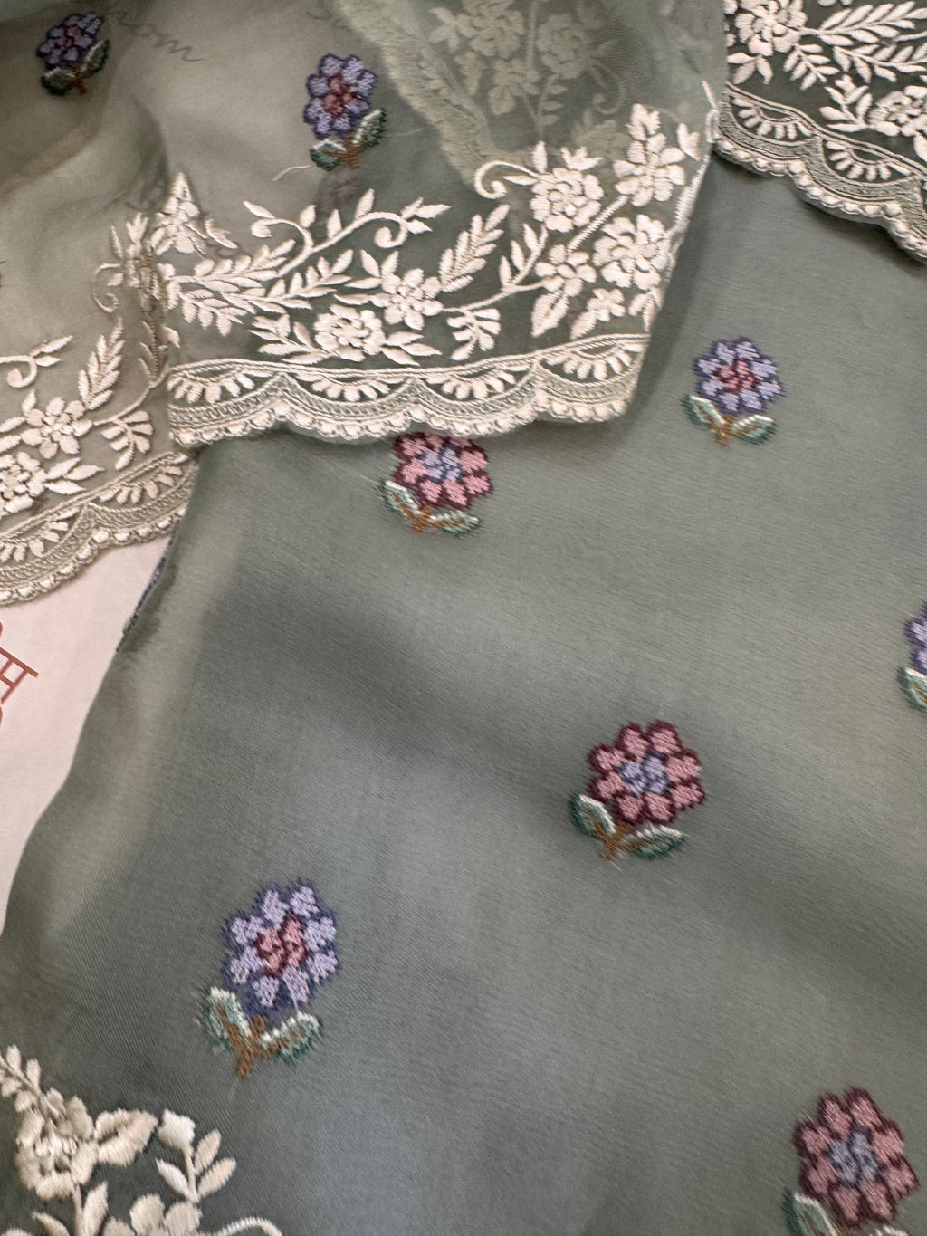 Pure Silk Organza Formal Suit Set