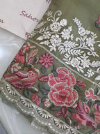 Pure Silk Organza Formal Suit Set